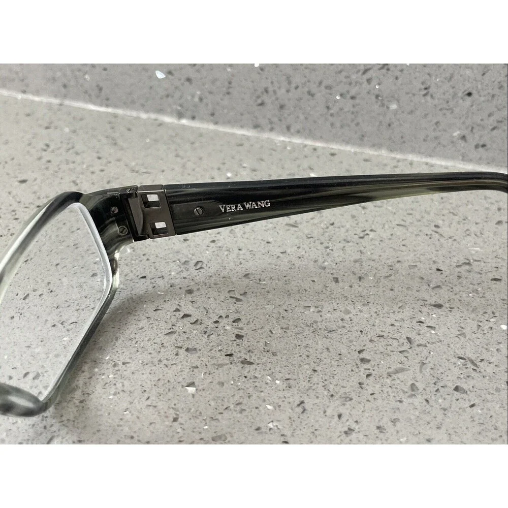 Vera Wang V164 SG Eyeglasses Frames ONLY 50-16-135 Full Rim Grey green square